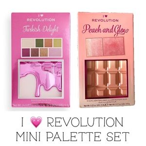 I heart Revolution chocolate palettes
